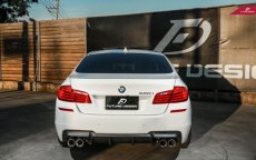 画像4: BMW 5シリーズ F10 セダン F11 ツーリング Mスポーツ M5 リアバンパー用ディフューザー  (4)