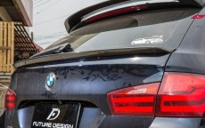 画像10: BMW 5シリーズ F11 ツーリング トランク用 リアスポイラー 本物DryCarbon ドライカーボン (10)