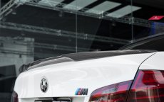 画像3: BMW 5シリーズ F10 セダン トランク用リアスポイラー 本物ドライカーボン DryCarbon  (3)