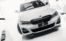 画像3: BMW 3シリーズ G20 G21 フロント用艶ありブラック ダイヤモンド キドニーグリル センターグリル (3)