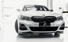 画像4: BMW 3シリーズ G20 G21 フロント用艶ありブラック ダイヤモンド キドニーグリル センターグリル (4)