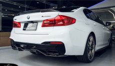 画像4: BMW 5シリーズ F90 M5 セダン トランク用リアスポイラー 本物Drycarbon ドライカーボン (4)