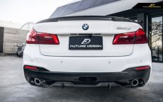 画像3: BMW 5シリーズ F90 M5 セダン トランク用リアスポイラー 本物Drycarbon ドライカーボン (3)