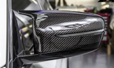 画像1: BMW 5シリーズ G30 G31 セダン ドアミラー用本物Carbon カーボン COVER カバー (1)