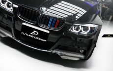 画像5: BMW 3シリーズ E90 セダン E91 ツーリング 前期車 Mスポーツフロントバンパー用 リップスポイラー 本物DryCarbon ドライカーボン (5)