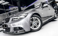 画像6: BMW 3シリーズ E90 セダン E91 ツーリング 後期車 Mスポーツフロントバンパー用 リップスポイラー 本物Carbon カーボン (6)