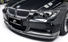 画像5: BMW 3シリーズ E90 セダン E91 ツーリング 前期車 Mスポーツフロントバンパー用 リップスポイラー 本物Carbon カーボン (5)