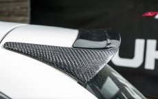 画像3: BMW 3シリーズ E91 ツーリング  ルーフスポイラー 本物Carbon カーボン (3)
