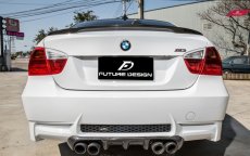 画像2: BMW 3シリーズ E90 セダン トランク用リアスポイラー 本物DryCarbon ドライカーボン (2)