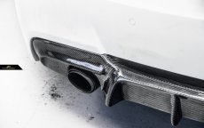 画像5: BMW 3シリーズ E90 セダン E91 ツーリング  Mスポーツバンパー用リアディフューザー 本物Carbon カーボン (5)