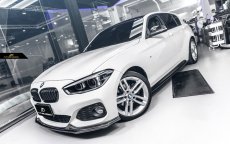 画像6: BMW 1シリーズ F20 Mスポーツ サイド用 スカート スポイラー 本物DryCarbon ドライカーボン (6)