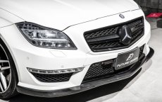 画像5: BENZ メルセデス・ベンツ CLS W218 CLS63 フロントバンパー用リップスポイラー 本物Carbon カーボン (5)