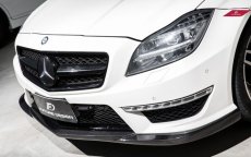 画像2: BENZ メルセデス・ベンツ CLS W218 CLS63 フロントバンパー用リップスポイラー 本物Carbon カーボン (2)