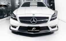 画像8: BENZ メルセデス・ベンツ CLS W218 CLS63 フロントバンパー用リップスポイラー 本物Dry Carbon ドライカーボン (8)