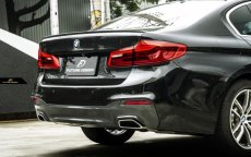 画像6: BMW 5シリーズ G30 セダン G31 ツーリング Mスポーツ用 マフラーカッター 520 530 540 (6)