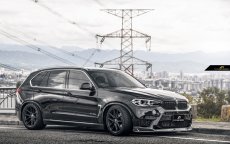 画像4: BMW Xシリーズ X5 F15 専用 X5M F85 LOOKに変身 エアロパーツ フロント リア バンパー ボディ キット X5M (4)