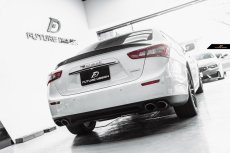 画像3: Maserati マセラッティ Ghibli ギブリ トランク用リアスポイラー 本物DryCarbon ドライカーボン  (3)