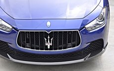 画像2: Maserati マセラッティ Ghibli ギブリ フロント用リップスポイラー 本物DryCarbon ドライカーボン  (2)