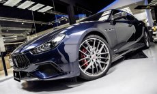 画像6: Maserati マセラッティ Ghibli ギブリ トランク用リアスポイラー 本物DryCarbon ドライカーボン (6)