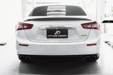 画像5: Maserati マセラッティ Ghibli ギブリ トランク用リアスポイラー 本物DryCarbon ドライカーボン  (5)