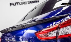 画像9: Maserati マセラッティ Ghibli ギブリ トランク用リアスポイラー 本物DryCarbon ドライカーボン  (9)