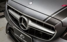 画像4: BENZ メルセデス・ベンツ W213 Eクラス用 E63ルック 艶消しシルバー センターグリル (4)