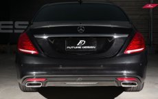 画像5: BENZ メルセデス・ベンツ S-Class W222 トランク用リアスポイラー 本物DryCarbon ドライカーボン (5)