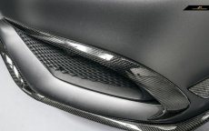 画像5: BENZ メルセデス・ベンツ A-Class W176 後期車 フロントバンパー用B26 リップスポイラー カナード 本物Drycarbon ドライカーボン (5)