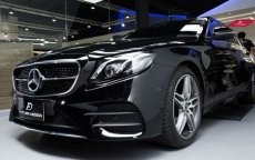 画像4: BENZ メルセデス・ベンツ W213 Eクラス用 ダイヤモンド 艶ありブラック・メッキ センターグリル (4)