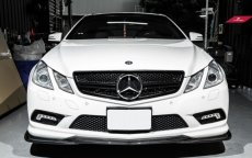 画像2: BENZ メルセデス・ベンツ W207 Eクラス クーペ 前期車 フロント用 スターグリル 艶ありブラック (2)