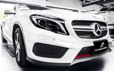 画像5: BENZ メルセデス・ベンツ X156 GLA-Class GLA45ルック 艶消しシルバー センターグリル (5)