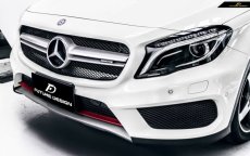 画像4: BENZ メルセデス・ベンツ X156 GLA-Class GLA45ルック 艶消しシルバー センターグリル (4)