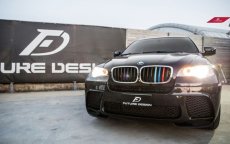 画像2: BMW Xシリーズ X6 E71 専用 Performance LOOKに変身 エアロパーツ フロントバンパー ボディ  X6M (2)