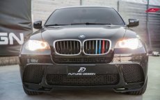 画像1: BMW Xシリーズ X6 E71 専用 Performance LOOKに変身 エアロパーツ フロントバンパー ボディ  X6M (1)