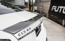 画像9: BENZ メルセデス・ベンツ CLS W218 トランク用 カーボン リアスポイラー 本物DryCarbon ドライカーボン (9)
