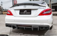 画像7: BENZ メルセデス・ベンツ CLS W218 トランク用 カーボン リアスポイラー 本物DryCarbon ドライカーボン (7)