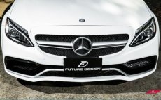 画像3: BENZ メルセデス・ベンツ C-Class W205 セダン 改装C63仕様 フルエアロパーツ ボディーキット Body Kit (3)