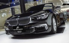 画像4: BMW 7シリーズ G11 G12 専用 改造Mスポーツ仕様 エアロパーツ フロント リア バンパー ボディ キット (4)