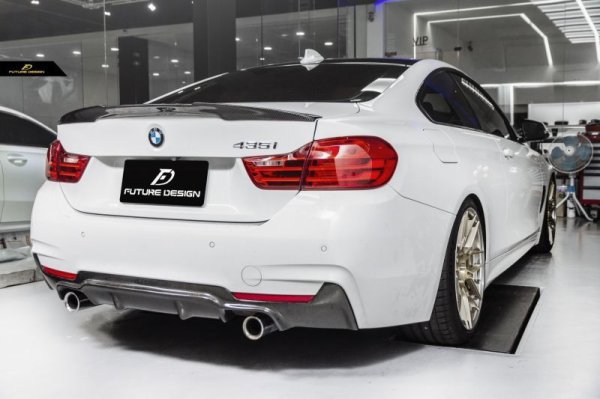 BMW 4シリーズ F32 F33 F36 Mスポーツ リアバンパー用カーボン
