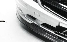画像7: BENZ メルセデス・ベンツ Cクラス W204 前期車 C63 フロントバンパー用リップスポイラー 本物Carbon カーボン (7)