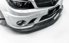 画像6: BENZ メルセデス・ベンツ Cクラス W204 前期車 C63 フロントバンパー用リップスポイラー 本物Carbon カーボン (6)