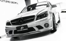 画像3: BENZ メルセデス・ベンツ Cクラス W204 前期車 C63 フロントバンパー用リップスポイラー 本物Carbon カーボン (3)