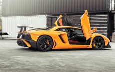 画像9: Lamborghini ランボルギーニ LP700 改造 LP750仕様 フルエアロ フロント リア ルーフエアーガイド カーボンリアウィング (9)