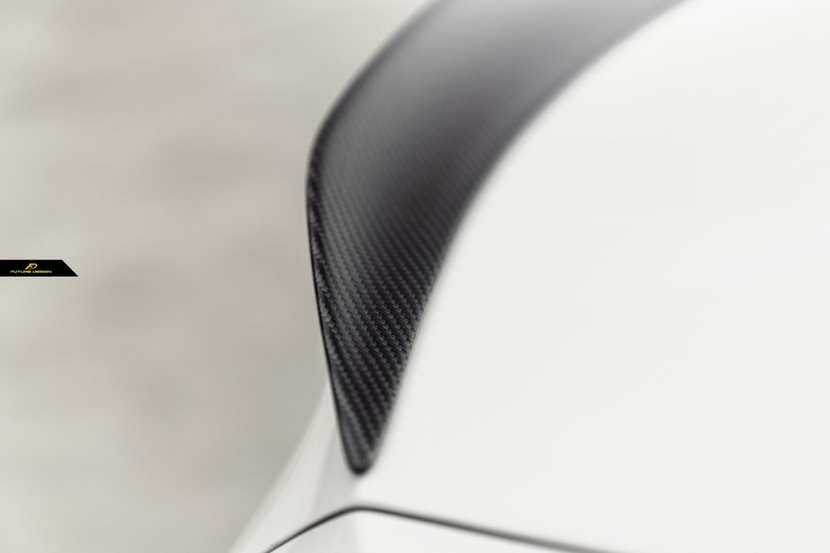 画像7: BENZ メルセデス・ベンツ GLC C253 クーペ 後期車 トランク用リアスポイラー 本物DryCarbon ドライカーボン (7)