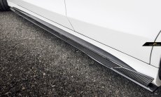 画像7: BENZ メルセデス・ベンツ C-Class W205 セダン サイド用 GTサイドスカート 本物DryCarbon C180 C200 C43 C63 (7)