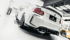 画像7: BMW F87 M2 competition リアバンパー用カナード スポイラー 本物DryCarbon ドライカーボン (7)