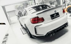 画像3: BMW F87 M2 competition リアバンパー用カナード スポイラー 本物DryCarbon ドライカーボン (3)