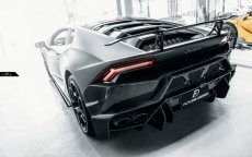 画像2: Lamborghini ランボルギーニ Huracan ウラカン LP580-2 カーボン リア ディフューザー 本物DryCarbon (2)