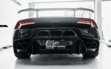 画像1: Lamborghini ランボルギーニ Huracan ウラカン LP580-2 カーボン リア ディフューザー 本物DryCarbon (1)