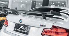 画像7: BMW 2シリーズ F87 M2  トランク用リアウィング 本物DryCarbon ドライカーボン (7)